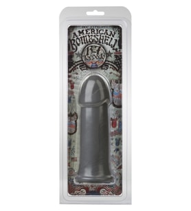 Doc Johnson B-7 Torpedo 18 Cm Yumuşak Siyah Realistik Dildo