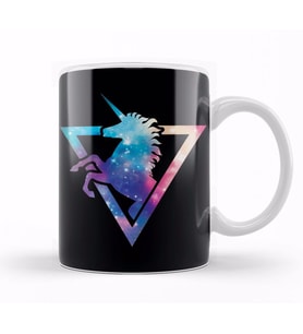 Galaxy Unicorn Kupa Bardak Porselen