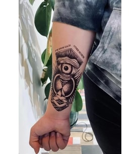 Caş Dekorasyon Göz Figürlü GeçiciDövme Tattoo