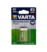 Varta 9V Şarj Edilebilir Pil 200 mAh (Yeşil)