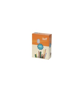 Sarff Spiral Plastik 25 Sayfa 6 MM Beyaz Spiral (100 Lü Paket)