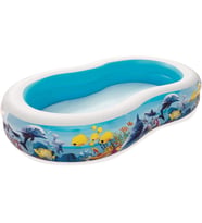 Bestway Family Pool Sea Ground, 262 X 157 X 46 Cm, Çok Renkli