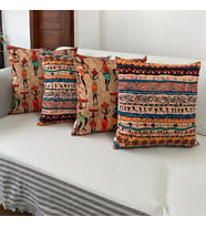 4'LÜ KIRLENT KILIFI SETİ 43X43 GEFILDESIGN (Çok Renkli)