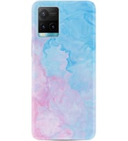 Vivo Y11S Y21S Y20 Y20S Y70 Kılıf Desemli Silikon Pink Blue Abstract 1385