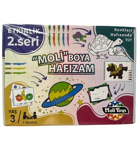 Moli Boya Hafızam Renkleri Hafızanda Tut Oyunu (Çok Renkli)