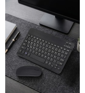 Bluetooth Klavye Mouse Seti Taşınabilir Wireless Bilgisayar Aksesuarı