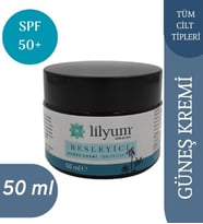 Lilyum Etik Bakım + Besleyici Güneş Kremi - Yağ Bazlı - 50ml