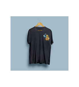 Oversize Saksafon Tasarım Unisex T-shirt