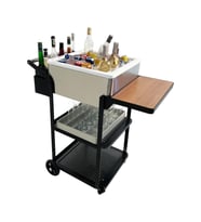 Otel, Villa, Partiler ve Babyshower için Açık Alan Sunum Barı Mobile Bar (Çok Renkli)