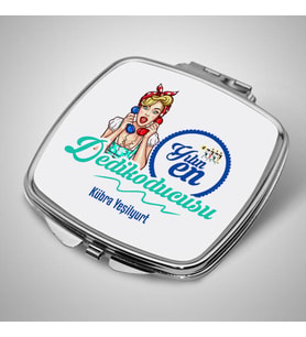 Kişiye Özel Yılın Dedikoducusu İsme Özel Makyaj Aynası