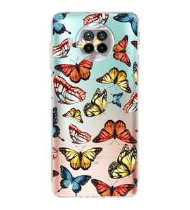 PrintiFy Xiaomi Mi 10T Lite ile Uyumlu Water Color 2  Kamera Korumalı Şeffaf  Kılıf