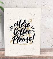 BK Gift Coffee Tasarımlı Dekoratif Mini Kanvas Tablo 15x20cm-44