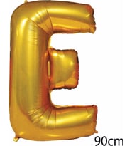 Pazariz  90 cm E Harfi Folyo Balon Altın