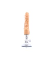 25,5 cm Realistik 10 Titreşim Fonksiyonlu Eller Serbest Vantuzlu Vibratör Dildo