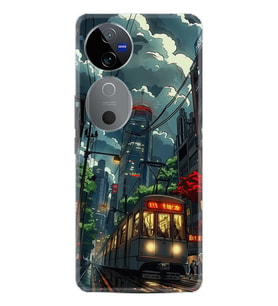 Vivo V40 5G Kılıf Boutique Baskılı Resimli Train Pcode -049