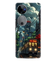 Vivo V40 5G Kılıf Boutique Baskılı Resimli Train Pcode -049