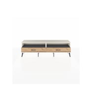 Arges TV Ünitesi 2 Raflı 2 Çekmeceli  176x30x51 Aytaşı-Antrasit/Çam