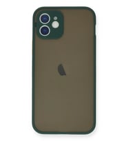 Mey İthalat® iPhone 12 Mini Kılıf Montreal Silikon Kapak - Yeşil