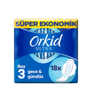Orkid Ultra Gece Hijyenik Ped Gece 18'li