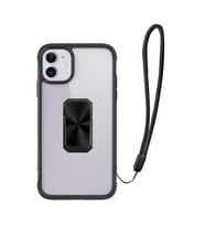 Apple iPhone 11 Uyumlu Kılıf Zore V-Bax Kapak (Siyah)