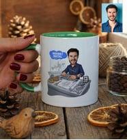 Kişiye Özel Karikatürlü Makine Mühendisi Kupa Bardak Mühendisler Günü Hediyesi
