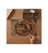 El Yapımı Simit Tasarımı 240 parça Ahşap Puzzle Ahşap Kutuda MP08627