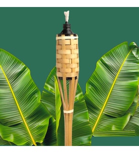 90 CM BAMBU AYDINLATMA VIP 90 CM BAMBOO TORCH BAHÇE AYDINLATMA IŞIĞI KINA KIR DÜĞÜN KORTEJ IŞIKLARI