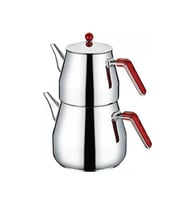 Kahramanlar KAH 1024 Prizma Mini Boy Çelik Çaydanlık  (Gri)