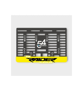 TVS RAİDER 3D KABARTMALI PLEKSİ MOTOR PLAKALIĞI