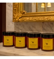 Organizer 4lü Kapaklı Kutu 500ml Set Banyo Düzenleyici Kutular