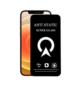 iPhone 15 Pro Max  Uyumlu Ekran Koruyucu Cam ANTİ STATİC Toz - Su - Yağ Tutmayan Ekran