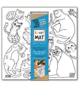 Funny Mat - Kediler 40x40cm