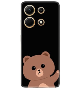 Infınix Note 30 Kılıf Resimli Desenli Silikon Platinium Series Hello Bear 1905