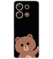 Infınix Note 30 Kılıf Resimli Desenli Silikon Platinium Series Hello Bear 1905