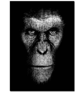 Cakapuzzle Maymunlar Cehennemi Sezar Portre Puzzle Yapboz MDF (Ahşap) (120 Parça)