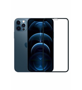 Apple iPhone 12 Pro Max 6.7" 5D Mat Seramik Tam Kaplayan Ekran Koruyucu Cam