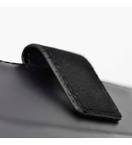 Oppo A15 Uyumlu Kılıf Zore Kar Deluxe Kapaklı Kılıf (Siyah)