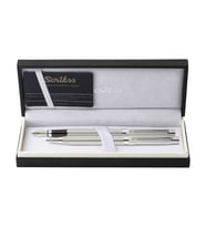 Scrikss Venüs 722 Krom Dolma Kalem ve Tükenmez Kalem İkili Set 