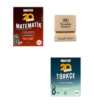 Okyanus LGS 8. Sınıf Master 20 Matematik ve Türkçe Denemesi + Telefon Standı