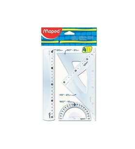 Maped Cetvel Seti Start 20 Cm Medium 4 Lü 242820