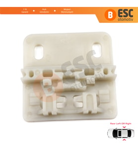 Land Rover Freelander MK1 L314 LN 1997-2006 3/5 Kapı CVH101210 CVH101200 İçin Arka Cam Kriko Klipsi