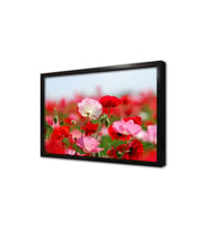 Çiçeklerin Rüzgarla Dansı Çerçeveli Mdf Tablo