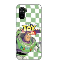 Redmi Note 10/Note 10S Uyumlu Toy Story Buzz Desenli Şeffaf Telefon Kılıfı