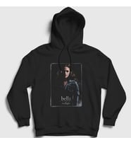 Presmono Unisex Siyah Bella Swan Twilight Kapüşonlu Sweatshirt 310160tt