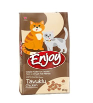 Enjoy Tavuklu Yetişkin Kedi Maması 15 Kg