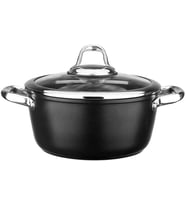 Leggno Mst2828dt20bk Master Titanium Derin Tencere Siyah 20 cm 
