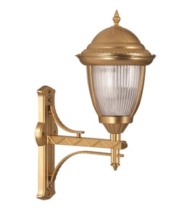 AVONNI BAP-68053-BSA-M1 Sarı Boyalı Dış Mekan Aydınlatma E27 Aluminyum Döküm Dip Polikarbon Cam 35cm