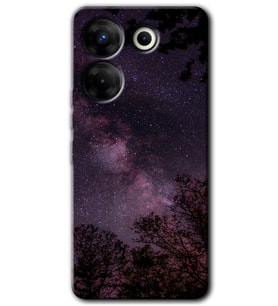 Tecno Camon 20 Pro 4G Kılıf HD Desen Baskılı Kılıf - Gece Galaksi