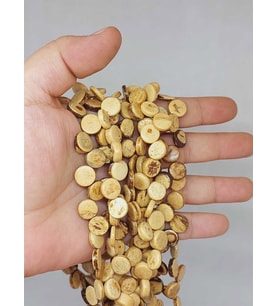 Hindistan Cevizi Kabuğu Ahşap Dizi Yassı Kesim 3*10mm (53054)