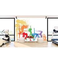 Spor - Fitness Salonu Duvar Kağıdı